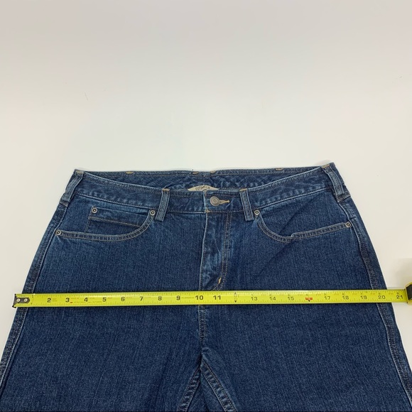 Duluth Trading Co Women’s Flex Boot Cut Jeans Medium Dark Wash New Nwt Size 12 - Picture 13 of 16